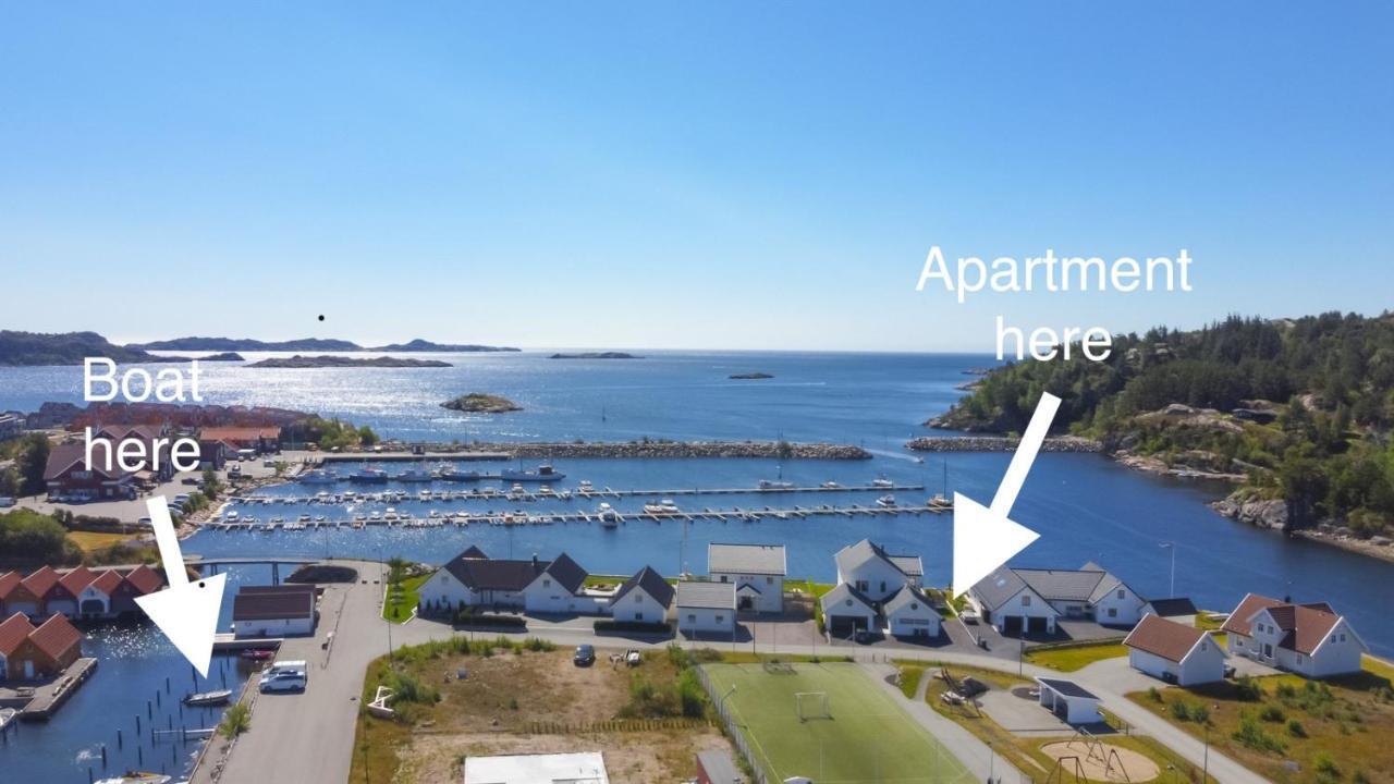 Apartment With Boat Spangereid 外观 照片